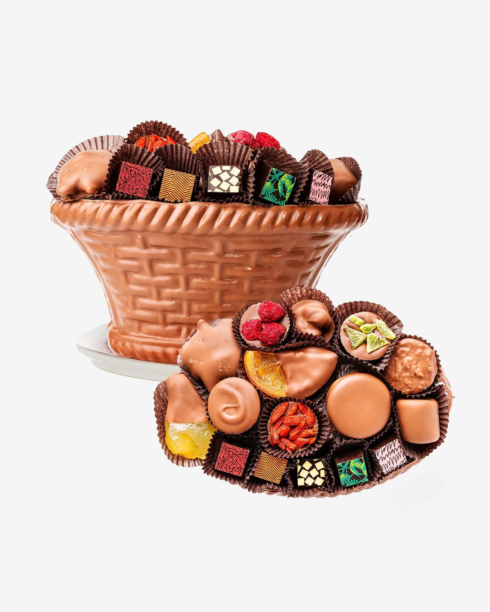 Chocolate Gift Basket - Premium Gourmet Milk Chocolate Gift Basket - Made in Los Angeles