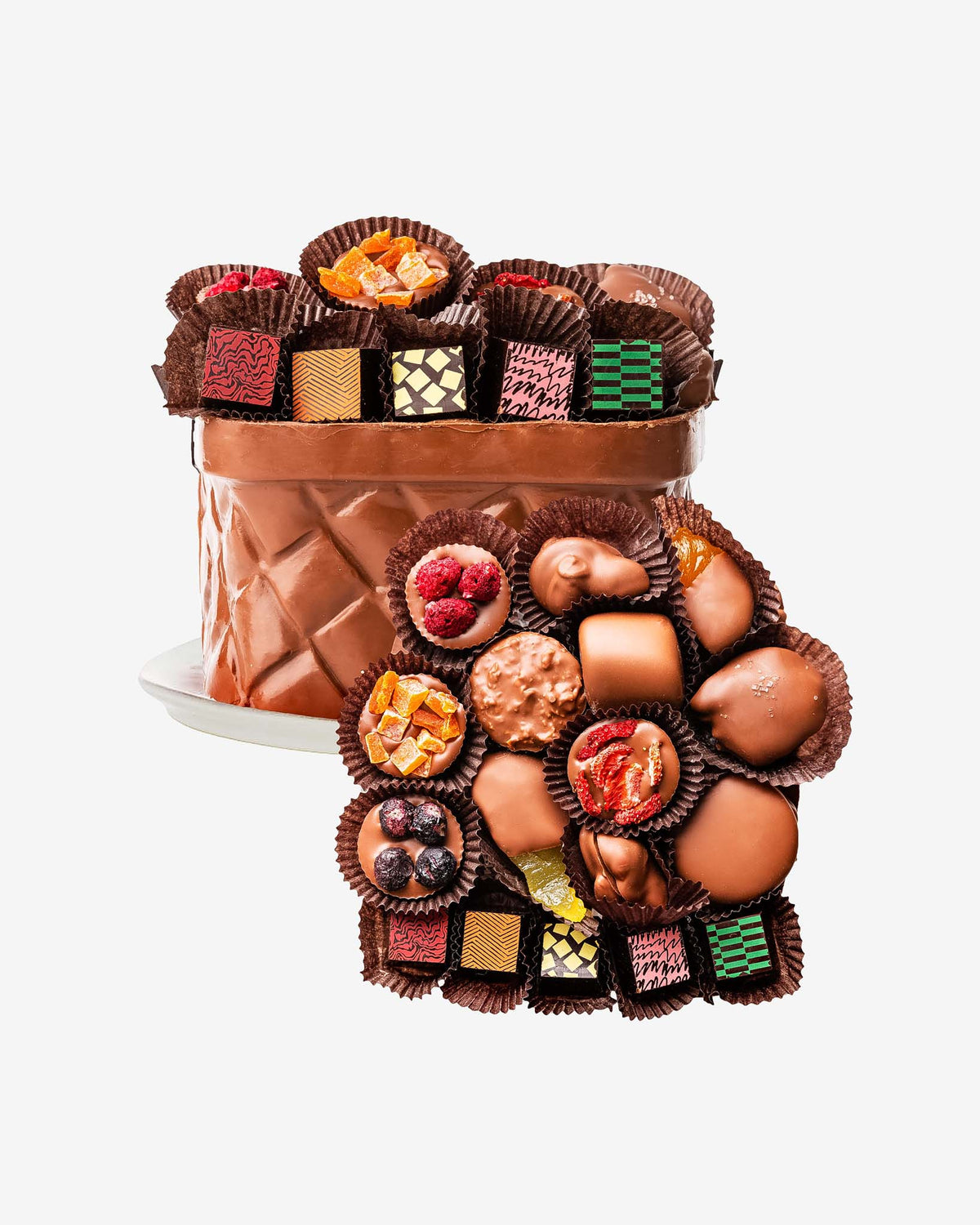 Chocolate Gift Baskets - Milk Chocolate Square