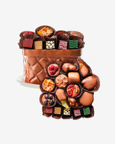 Edible Chocolate Gift Basket - Gourmet Milk Chocolate Square