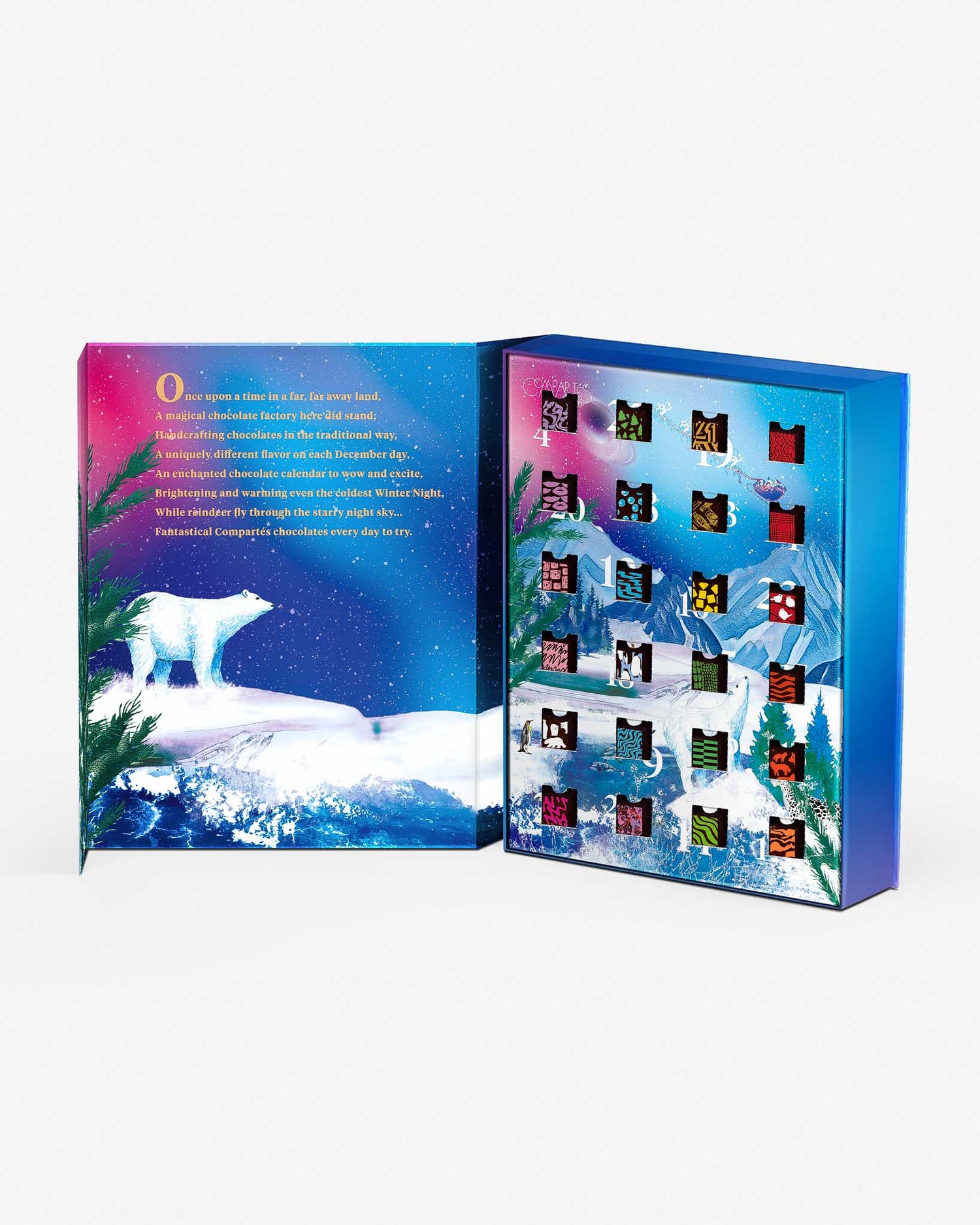 Gourmet Chocolate Advent Calendar Luxury Chocolate Gift