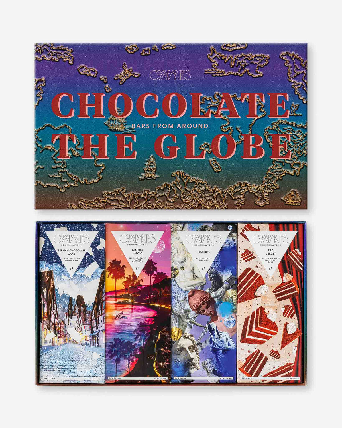 Chocolate Bars Around The Globe Gift Box