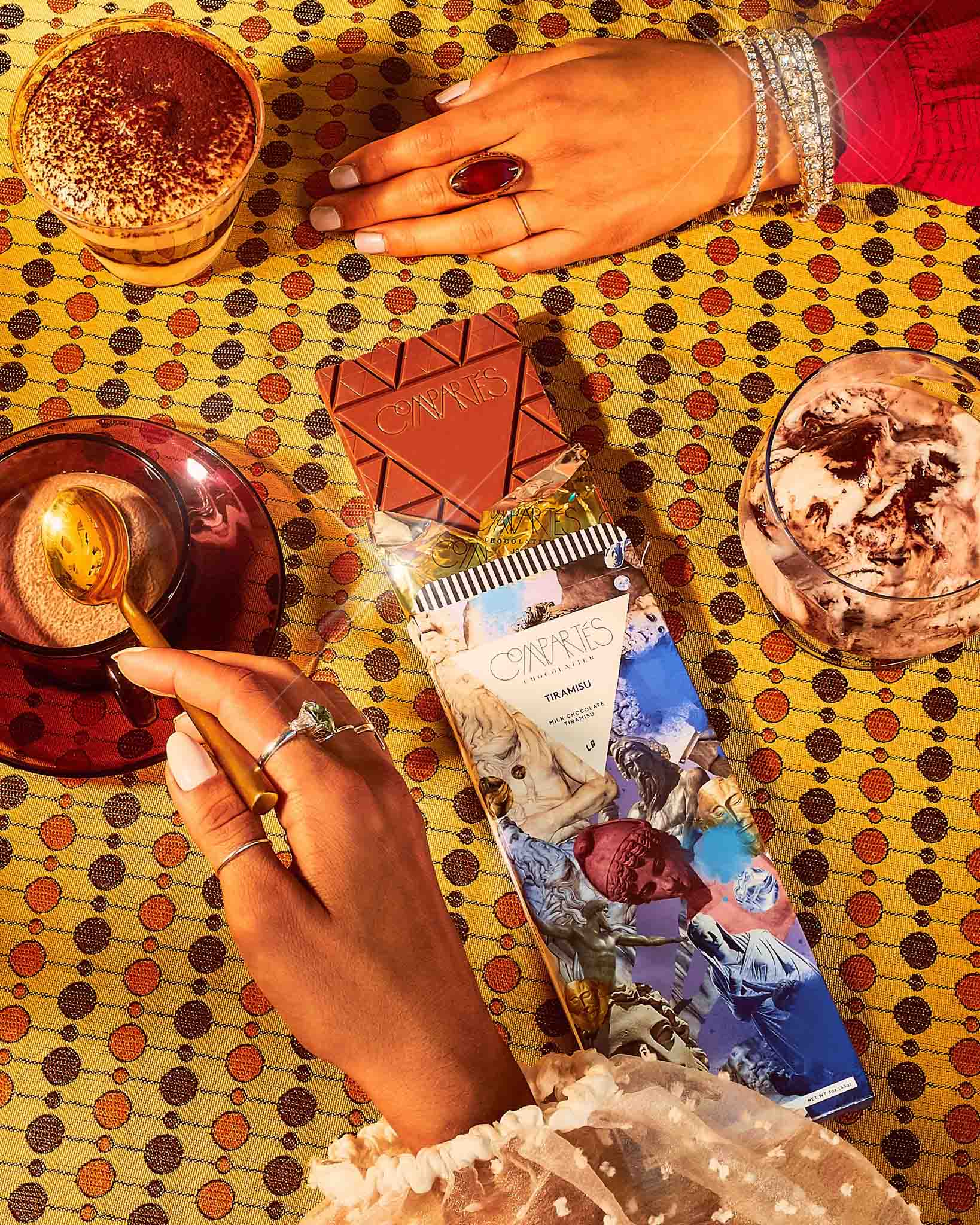 Luxury Chocolate Gift Box - Tiramisu Gourmet Fancy Chocolate Bar - Great for Gifting