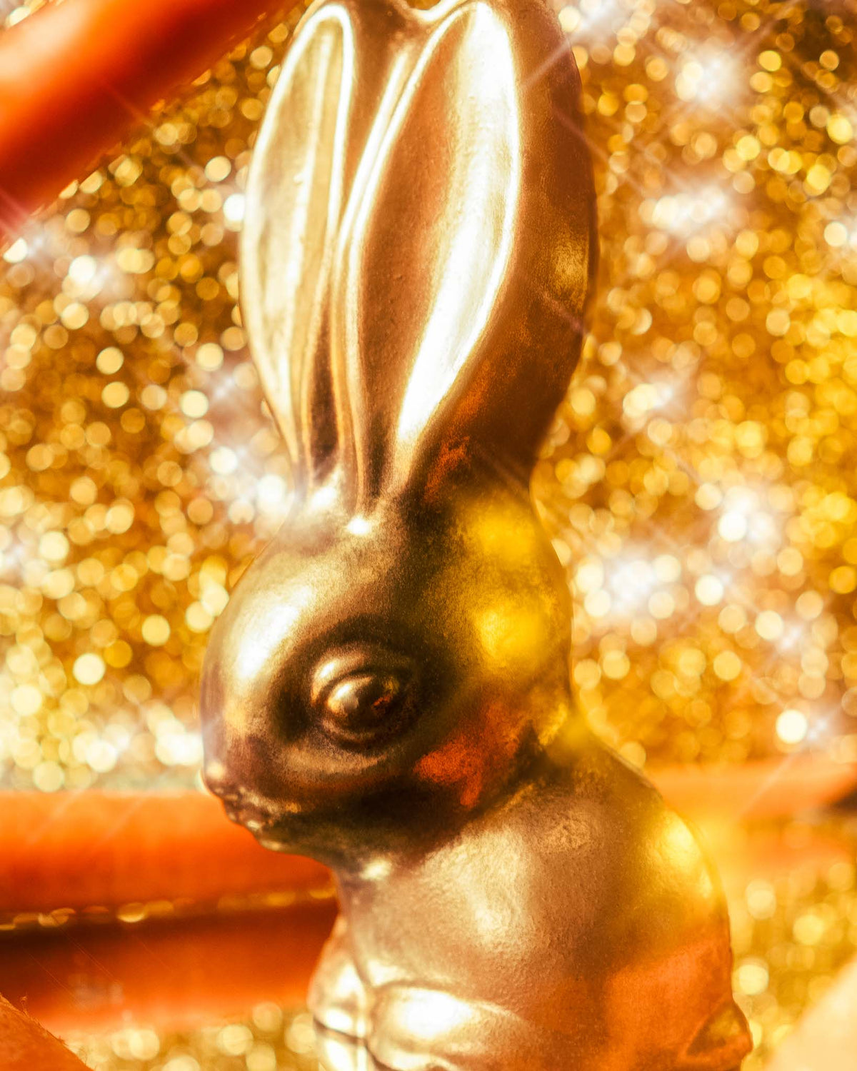 Gourmet Chocolate Easter Bunny - 24 karat Gold Chocolates for Easter Gifts
