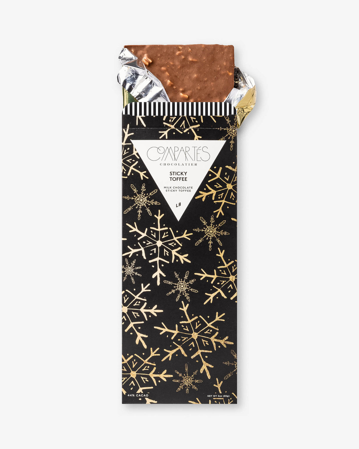 Gourmet Chocolate Holiday Gift - Sticky Toffee Luxury Chocolate Bar 