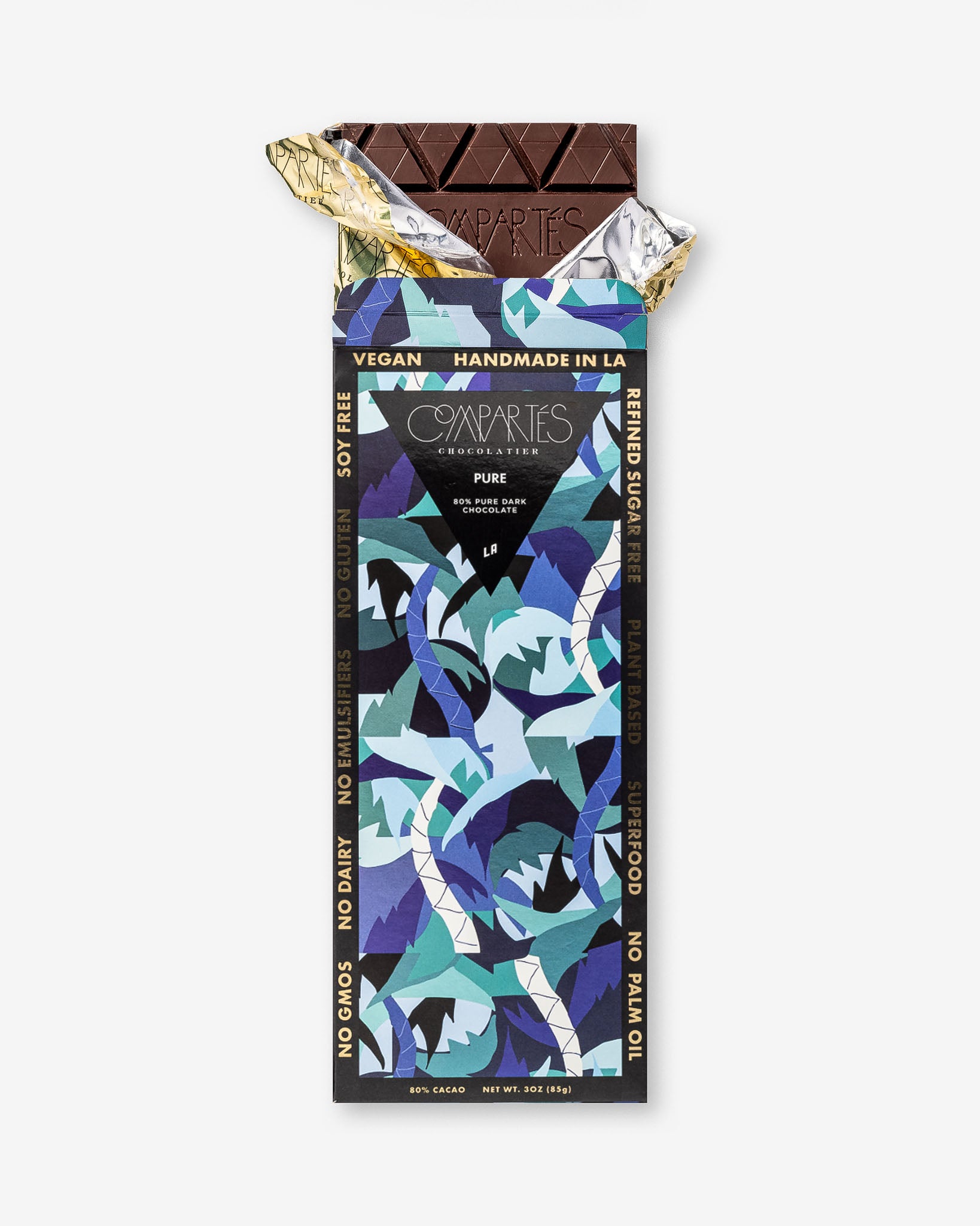 Vegan Dark Chocolate Bar - Compartes Pure Organic Chocolate - Los angeles