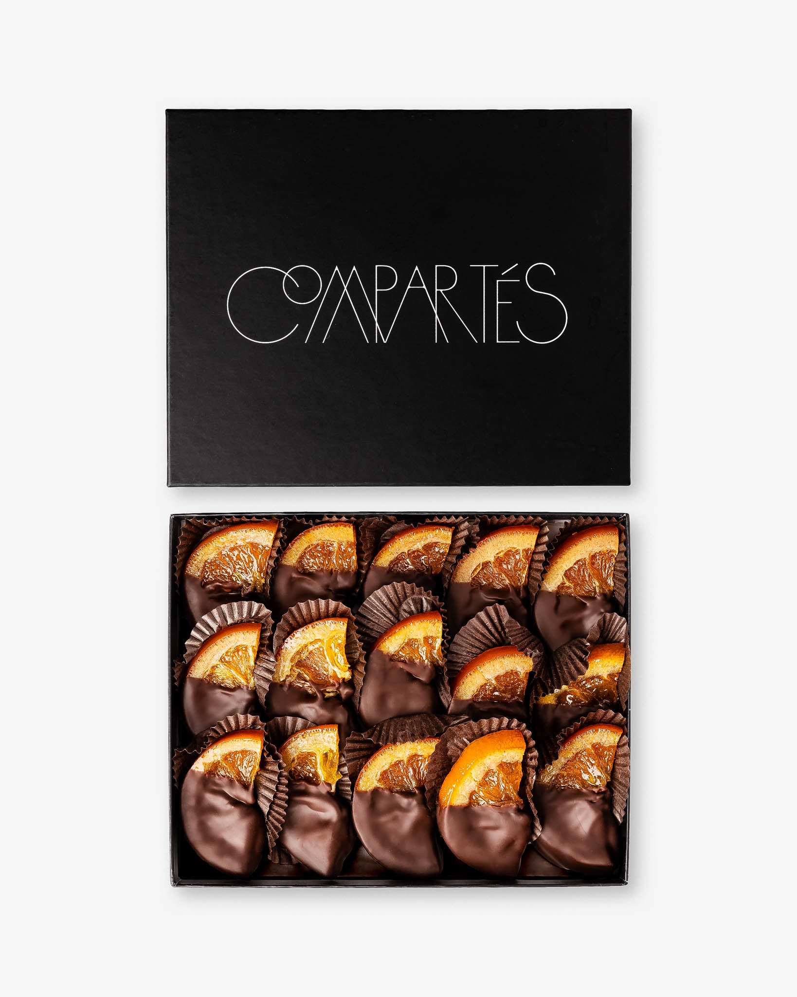 Best Gourmet Chocolate Gift Box - Luxury Dark Chocolate Covered Fruits - Orange Slices 